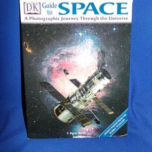 Vintage Oversized DK Guide to SPACE Hardcover Coffee Table Book - Peter Bond